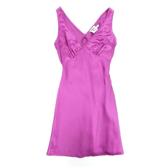 Princess Polly Dresses & Skirts - PRINCESS POLLY Nellie 90s Mini Slip Dress Purple Satin Y2k Glam Clean Girl 0